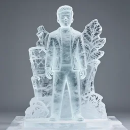 jim halpert ice sculpture