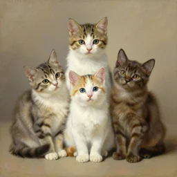 adorable kitties, painting by gaston bussiere, craig mullins