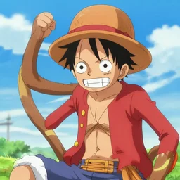 monkey as luffy photography