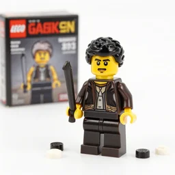 saddam hussein lego minifigure playset, professional toy magazine photo