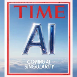 TIME magazine cover, the coming AI singularity, a deepness in the sky
