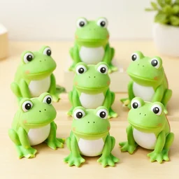 9 0's kid frog toys