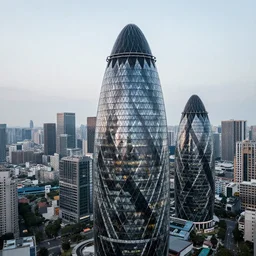 bubble-formed city
