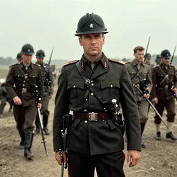 a film still from paths of glory ( 1 9 5 7 )