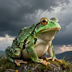 I look over the horizon and all I see is a massive frog