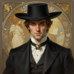 overlord, wearing a suit, portrait, highly detailed, deep focus, elegant, digital painting, smooth, sharp focus, illustration, ultra realistic, 8 k, art by artgerm and alphonse mucha
