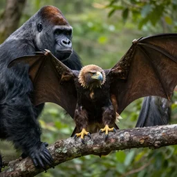 eagle bat gorilla hybrid