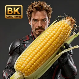 tony stark is corn on the cob, hyperdetailed, artstation, cgsociety, 8 k