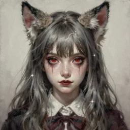 a masterpiece portrait painting of holo ( from spice & wolf ), ultra realistic, concept art, intricate details, eerie, highly detailed, photorealistic, by greg rutkowski