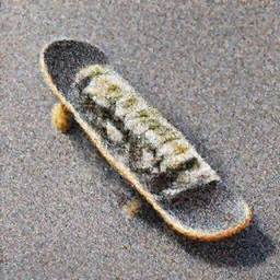 skateboard made of sushi rolls
