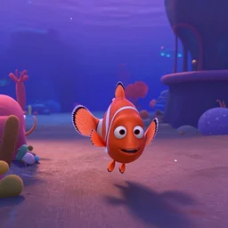 First-Person VR POV screenshot. Walking through Pixar's Finding Nemo. Trending on Artstation. Lighting, colors, and shading by James Gurney.