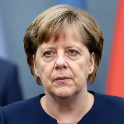 balded Angela Merkel