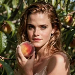 emma watson feeling peaches for ripeness