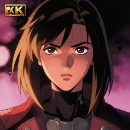 animation key shot, kerrigan stares at the camera, blank expression on her face, comic book cover, sharp, film key art, bloom, dramatic lighting, 8 k