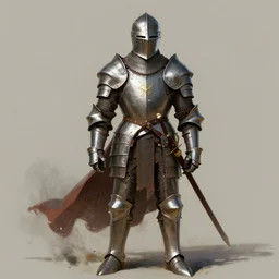 a full armored knight, art by charlie bowater