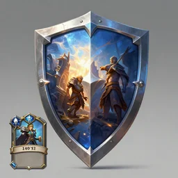 a diamond shield, a shield, a shield, a shield, artstation, hd, 8 k, sharp high quality artwork in style of greg rutkowski, concept art, blizzard warcraft artwork, hearthstone card artwork