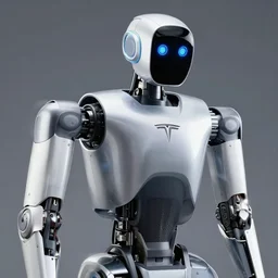 picture of new humanoid tesla robot prototype, good lighted photo, sharp details, detailed, hd, hdr