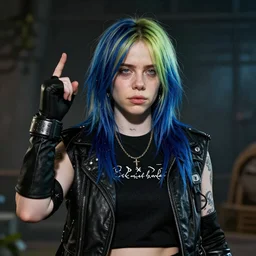 Billie Eilish in Mortal Kombat 11, 4k