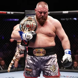 champion white tiger. hbo boxing footage. heavyweight match. cage match.