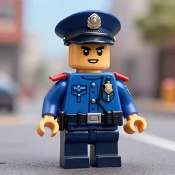 toy police officer, render, hd, hdr, hyperrealistic, stunning art, masterpiece, hyper detailed