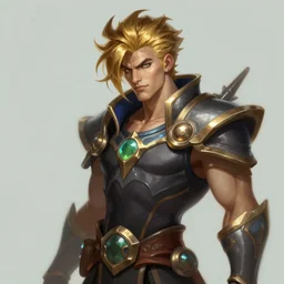 Portrait of Aphelios, League Of Legends character, digital art