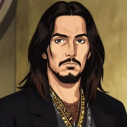 a portrait of lemmy. shin - hanga and utamaro.