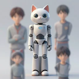 robot cat totem pole, artstation trending, high detail, focus, smooth, surreal, by yusuke murata, takehiko inoue, hiroya oku, makoto yukimura, shinichi sakamoto, kousuke oono