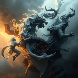 beautiful detailed 3 d matte painting of dark and light, ying yang, sweet and sour, opposed forced, opposed ideas, by ellen jewett, tomasz alen kopera and justin gerard