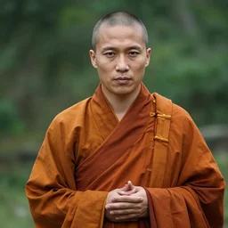 viggo mortensen as a burmese buddhist monk