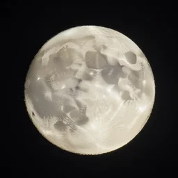 photograph of the full moon