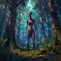 the forest colorful lightroom surreal weta digital retro