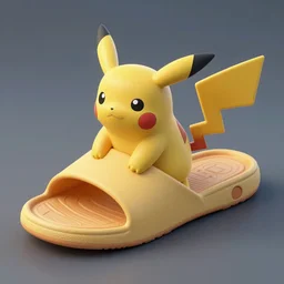 concept art of a pokemon slipper, 4 k, highly detailed, hd