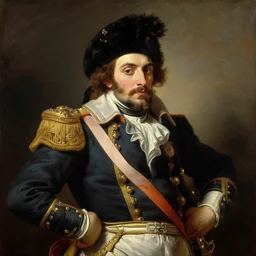 grandiose epic portrait of napoleon detailed painting, modern arstation style, 4 k, greg rutkowski, magalie villeneuve