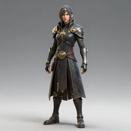 arcane style picture of a person, 3 d modeling
