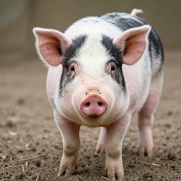 a cow - pig - hybrid, animal photography