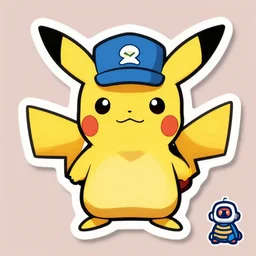 cute miss mascot la © opardus la © opardus liepard pokemon sticker art, cronobreaker, beeple game icon