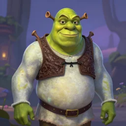 Shrek as a fantasy d&d character, portrait art by Donato Giancola and James Gurney, digital art, trending on artstation