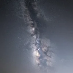 Stunning 4K photograph of a sky filled with black star, NASA