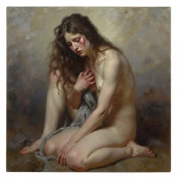 goddess of hunger and pain, oil painting, best on artstation
