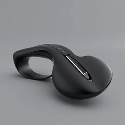 aerodynamic design concept, musical instrument, trending on behance, electronic high tech, very distant shot render matte black, centered on studio gray background, futurism 4 k, 8 k, design by james dyson, jonathan ive, futuristic organic shape, all black tech design, octane engine render, product concept, unreal engine 6