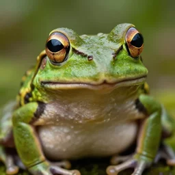 closeup of a frog with the eyes of a house - fly, creature hybrid, high resolution photo, trending on artstation, 8 k