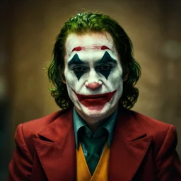 edward norton is the joker, filmic, dslr, lens distortion, f / 2. 8, vignette, technicolor, hd