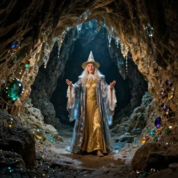 still of the cave of jewels from The Wizard of Oz
