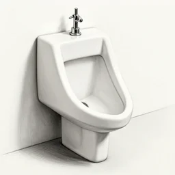 a concept drawing of an upside down surrealist white urinal sculpture by marcel duchamp, dada, conceptual art