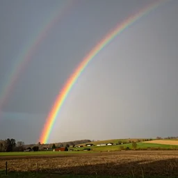 the most beautiful rainbow dreamscape
