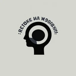 minimalist logo icon for a wandering mind, retro psychology 1 9 5 0, victo ngai, kilian eng, lois van baarle