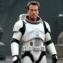 Arnold Schwarzenegger as a future space marine