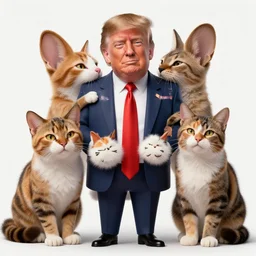donald trump as a calico critters