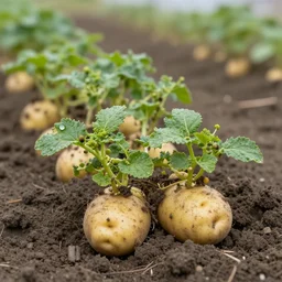 how potatoes grow
