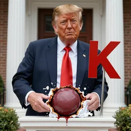 trump dying from a burst appendix, 8k